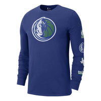 Nike x NBA Dallas Mavericks City Edition Long-Sleeve T-Shirt 'Blue' DV6030-495