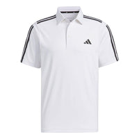 adidas HEAT.RDY 3-Stripe Short Sleeve Polo Shirt 'White' HY0931