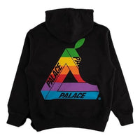 PALACE SS19 Jobsworth Hood Triangle Logo Pattern Black P16HD048