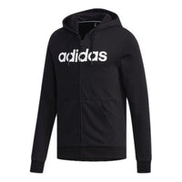 adidas neo M CE LNR Z HDY Zipper Casual Sports Hooded Jacket Black EI4736
