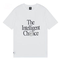 New Balance Men's New Balance Alphabet Printing Sports Round Neck Pullover Short Sleeve White MT13586-WT