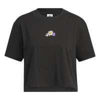 (WMNS) adidas Summer T-Shirt Asia Sizing 'Black' IK8641