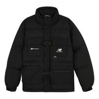 New Balance Logo Down Jacket 'Black' AMJ14328-BK