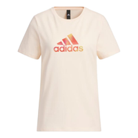 (WMNS) adidas Badge Of Sport T-Shirt 'Beige' HY2888