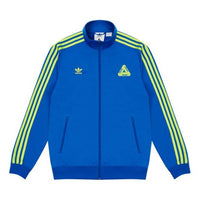 PALACE x adidas originals Crossover Stripe Casual Sports Jacket Blue GQ2568