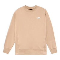 (WMNS) New Balance Sportswear Fleece Sweatshirt 'Orange White' AWT23337-INC