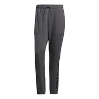 Men's adidas neo Ard Tp Alphabet Large Logo Sports Pants/Trousers/Joggers Gray HG1608