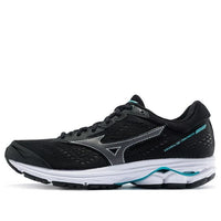 (WMNS) Mizuno Rider 22 Black/Blue J1GD183110