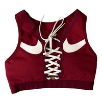 (WMNS) Nike Dri-FIT Swoosh Air Force 1 Sports Bra 'Red White' DD1433-677