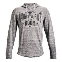 Under Armour Project Rock Hardest Worker Terry Hoodie 'Grey' 1370458-112