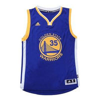 adidas NBA Kevin Durant 35 Warrior 3 No. 5 Away SW Jersey Blue CC2856