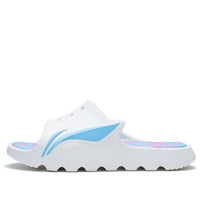 (WMNS) Li-Ning LNBB Slides 'White Blue' ABTS004-3