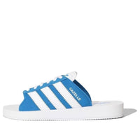 adidas Gazelle Beach Slides 'White Blue' JQ7425
