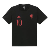 adidas Mufc Gfx T 10 Manchester United Soccer/Football Sports Short Sleeve Black IC1440