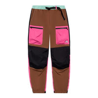 Li-Ning Logo-Print Track Pants 'Brown Pink' AKXS095-1