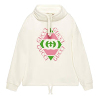 (WMNS) Gucci vintage logo cotton sweatshirt 'White' 717417-XJEV6-9095