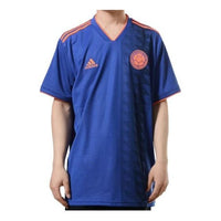 adidas Soccer Colombia Away Jersey 'Royal Blue Orange' CW1562