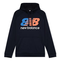 New Balance Tenacity Performance Hoodie 'Navy Orange' AMT21021-ECL