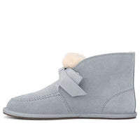 (WMNS) UGG Kallen Lace Lacing Mid Tops Fleece Lined Gray 1119934-LGRY