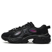 (WMNS) FILA FUSION Raccoon Sneakers 'Black Purple' T12W241117FBP
