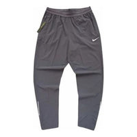Men's Nike Solid Color Brand Logo Printing Elastic Waistband Breathable Slim Fit Sports Pants/Trousers/Joggers Gray CD8219-015