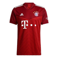 Men's adidas Fcb H Jsy Bayern Munich Black Home Fan Edition Sports Short Sleeve Soccer/Football Jersey Red GM5313