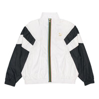 PUMA Bronzing Printing Casual Sports Jacket White 597610-02
