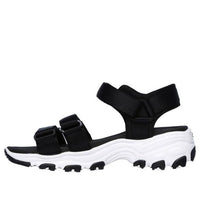 (WMNS) Skechers D'Lites Sandals Black 31514-BLK