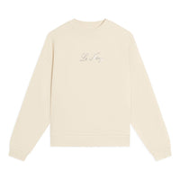 (WMNS) Li-Ning Casual Lifestyle Pullover 'Cream White' AWDS634-1