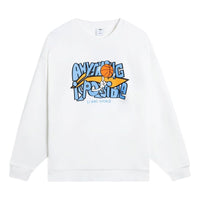 Li-Ning Hoops Comic Graphic Sweatshirt 'White' AWDSG95-1