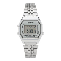 CASIO Waterproof Sports Mens White Digital LA680WA-7D