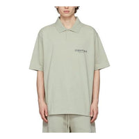 Fear of God Essentials FW21 SSENSE Polo Shirt 'Concrete' FOG-FW21-113