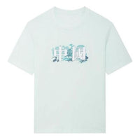 Li-Ning Crew Neck Short Sleeve Tee 'Light Blue' AHSSA19-5