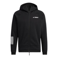 adidas Terrex Knit Fz Hooded Jacket 'Olive Green' HM9712