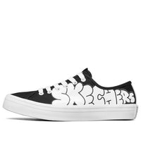(WMNS) Jeremyville x Skechers V'Lites Low-Top Sneakers Black/White 66666301-BKW