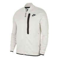 Nike Tech Fleece Long Sleeves Stand Collar Jacket White CZ1797-072