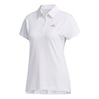 (WMNS) adidas Tennis Sports White Polo Shirt FK1388