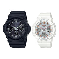 CASIO G-Shock Analog-Digital 'Black White' GAW-100B-1AJF&BGA-2500-7AJF