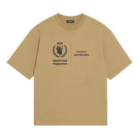 Balenciaga x WFP T-Shirt Medium Fit 'Khaki' 612966THV849605