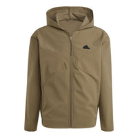 adidas City Escape Full-Zip Hoodie 'Olive Green' IJ6091