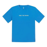 Converse Summer Verbiage T-Shirt 'Blue' 10027218-A02