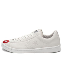 Converse x COMME des GARCONS PLAY Pro Leather 'White Red' 34201320