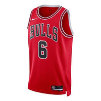 Nike x NBA DRI-FIT Chicago Bulls Alex Caruso Jerseys 'Red' DN2000-661