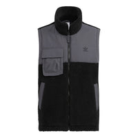 adidas Originals WW Sherpa Vests 'Black Grey' IC8160