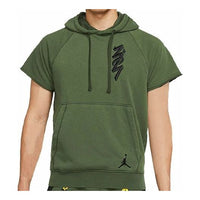 Nike AS M J ZION DF CUTOFF Hoodie CARBON Green DA9843-335