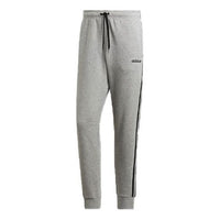 Men's adidas Casual Sports Bundle Feet Breathable Long Pants/Trousers Gray FI0823