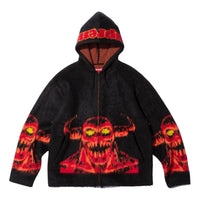 Supreme x Toy Machine Zip Up Hooded Sweater 'Black Red' SUP-SS24-070