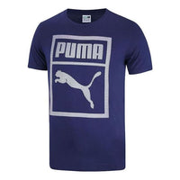 PUMA Logo Graphic T-Shirt 'Navy' 573927-55