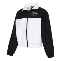 (WMNS) Nike Embroidery Logo Stand Collar Jacket White CZ8319-010