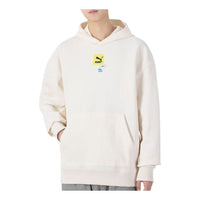 PUMA Oversize Trend Graphic Logo Hoodie 'White' 536061-65